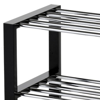 Polica na topánky ALBANY čierna 1