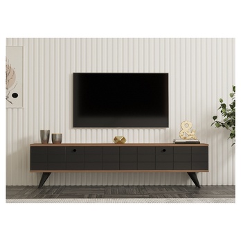 TV stolík ALBERI antracitová/borovica atlantic 1