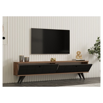 TV stolík ALBERI antracitová/borovica atlantic 2