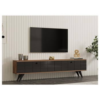 TV stolík ALBERI antracitová/borovica atlantic 3