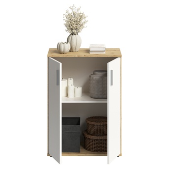 Komoda ALBI 1 dub artisan/biela 3