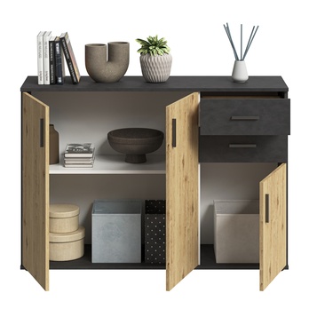 Komoda ALBI 2 matera/dub artisan 3