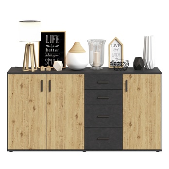 Komoda ALBI 3 matera/dub artisan 2