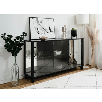 Vitrína ALBI IV čierna 1