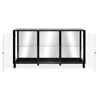 Vitrína ALBI IV čierna 2