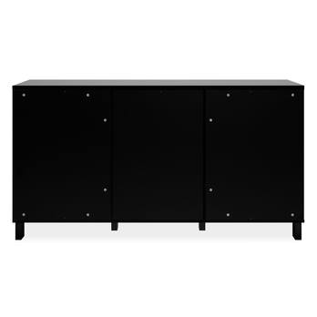 Vitrína ALBI IV čierna 5