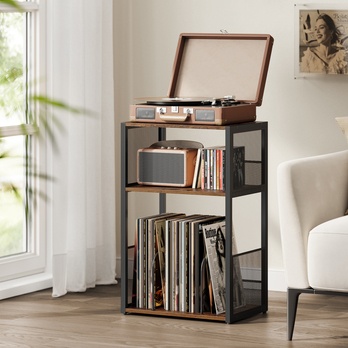 Prístavný stolík ALBUM rustikálna hnedá 1