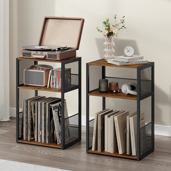 Prístavný stolík ALBUM rustikálna hnedá 2