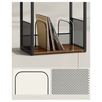 Prístavný stolík ALBUM rustikálna hnedá 3