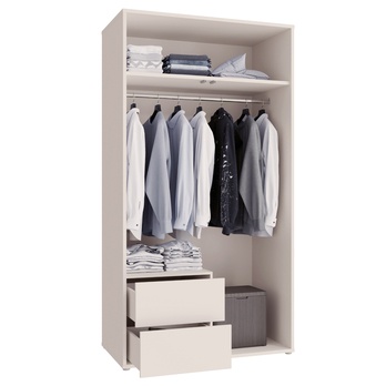 Šatníková skriňa ALICE 1 piesková 2