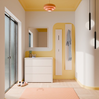 Komoda ALICE 2 piesková, šírka 95 cm 1