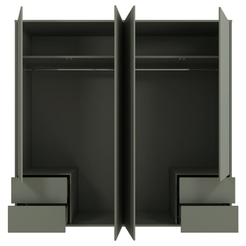 Šatníková skriňa ALICE 3 šalviová 3