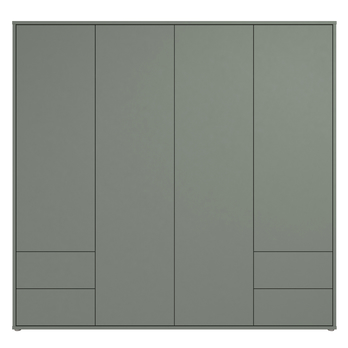 Šatníková skriňa ALICE 3 šalviová 5