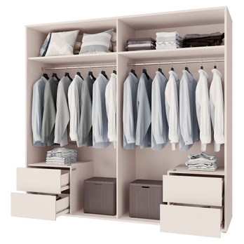 Šatníková skriňa ALICE 3 piesková 2