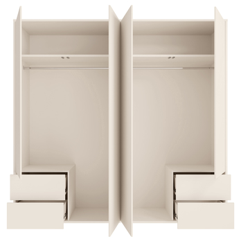 Šatníková skriňa ALICE 3 piesková 3