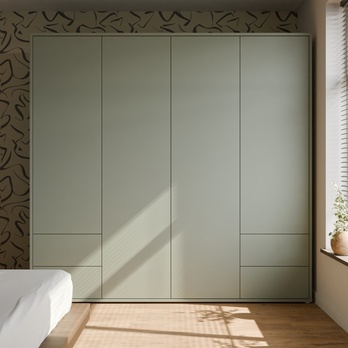 Šatníková skriňa ALICE 3 šalviová 1