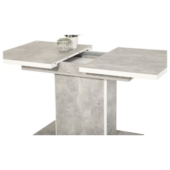 Jedálenský stôl ALICE II betón/biela 1
