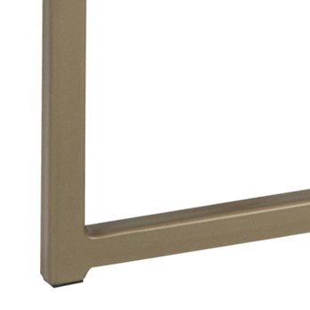 Konferenčný stolík ALISMA biela/mosadz 4