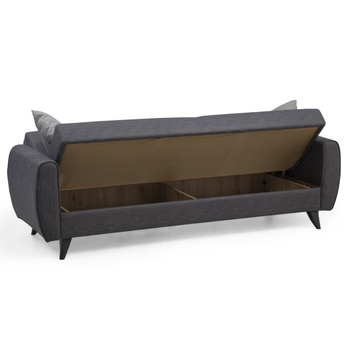 Pohovka ALKON 2 tmavosivá 3