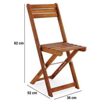 Záhradná zostava ALLA hnedá 2