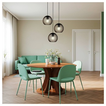 Závesné svietidlo ALMANZORA 3 čierna/medená 1