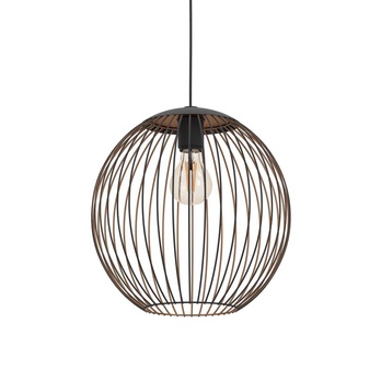 Závesné svietidlo ALMANZORA čierna/medená 1