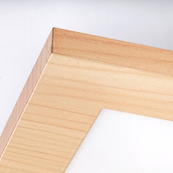 Stropné svietidlo ALMOND buk/biela, šírka 30 cm 4