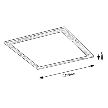 Stropné svietidlo ALMOND buk/biela, šírka 30 cm 7