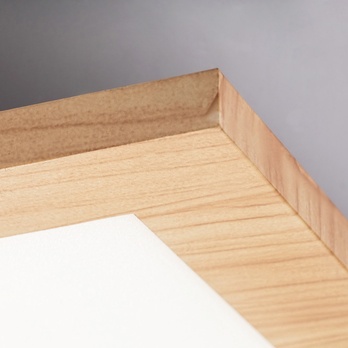 Stropné svietidlo ALMOND buk/biela, šírka 60 cm 3