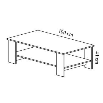 Konferenčný stolík ALPINO dub wotan 1