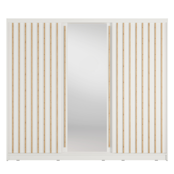 Šatníková skriňa ALUNA II biela 3