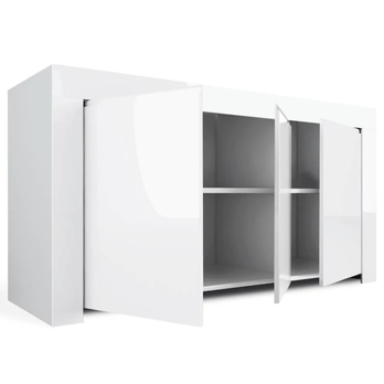 Komoda AMALFI 1 biela lesklá 2