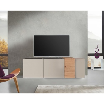 TV komoda AMALFI kašmír/dub artisan 1