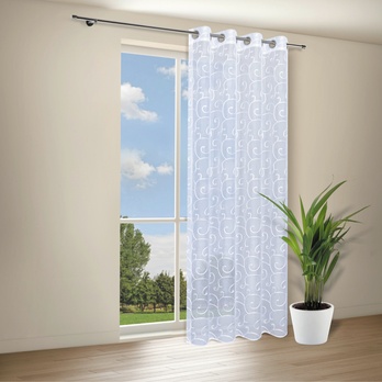 Záclona AMANDA biela, 135x235 cm 1
