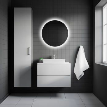 Zrkadlo AMBIENTE RONDE priemer 70 cm 4