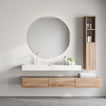 Zrkadlo AMBIENTE RONDE priemer 100 cm 3