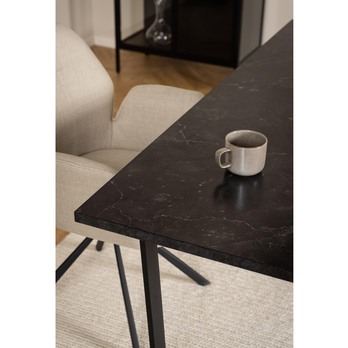 Jedálenský stôl AMBLE 2 čierna 2