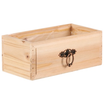 Obal na kvetináč AMIEL drevo, šírka 25 cm 1