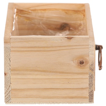 Obal na kvetináč AMIEL drevo, šírka 25 cm 2