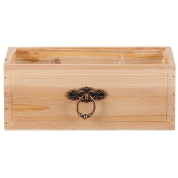 Obal na kvetináč AMIEL drevo, šírka 25 cm 3