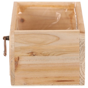 Obal na kvetináč AMIEL drevo, šírka 25 cm 4