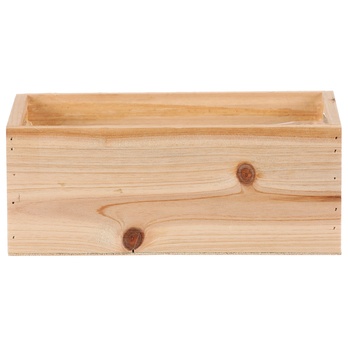 Obal na kvetináč AMIEL drevo, šírka 25 cm 5