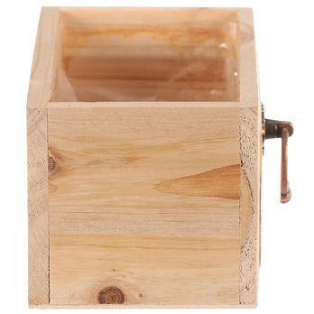 Obal na kvetináč AMIEL drevo, šírka 20 cm 2