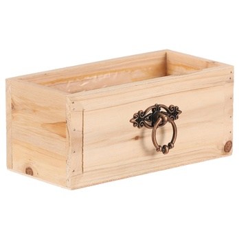 Obal na kvetináč AMIEL drevo, šírka 20 cm 3