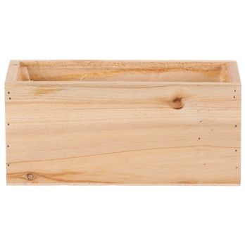 Obal na kvetináč AMIEL drevo, šírka 20 cm 5
