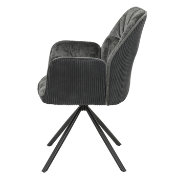 Jedálenská stolička AMIRA S antracitová 3