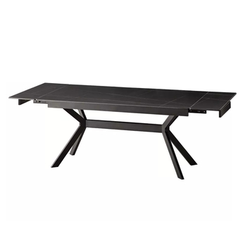 Jedálenský stôl AMPIRAO čierna, šírka 180 cm 2