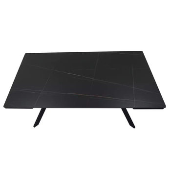 Jedálenský stôl AMPIRAO čierna, šírka 180 cm 4