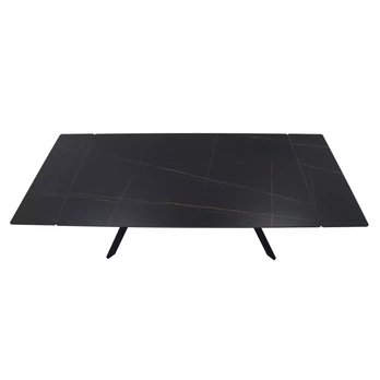 Jedálenský stôl AMPIRAO čierna, šírka 180 cm 5