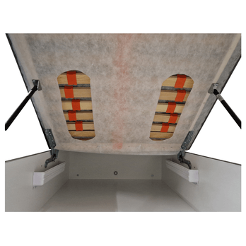 Posteľ s matracom ANABEL sivá, 180x200 cm 3